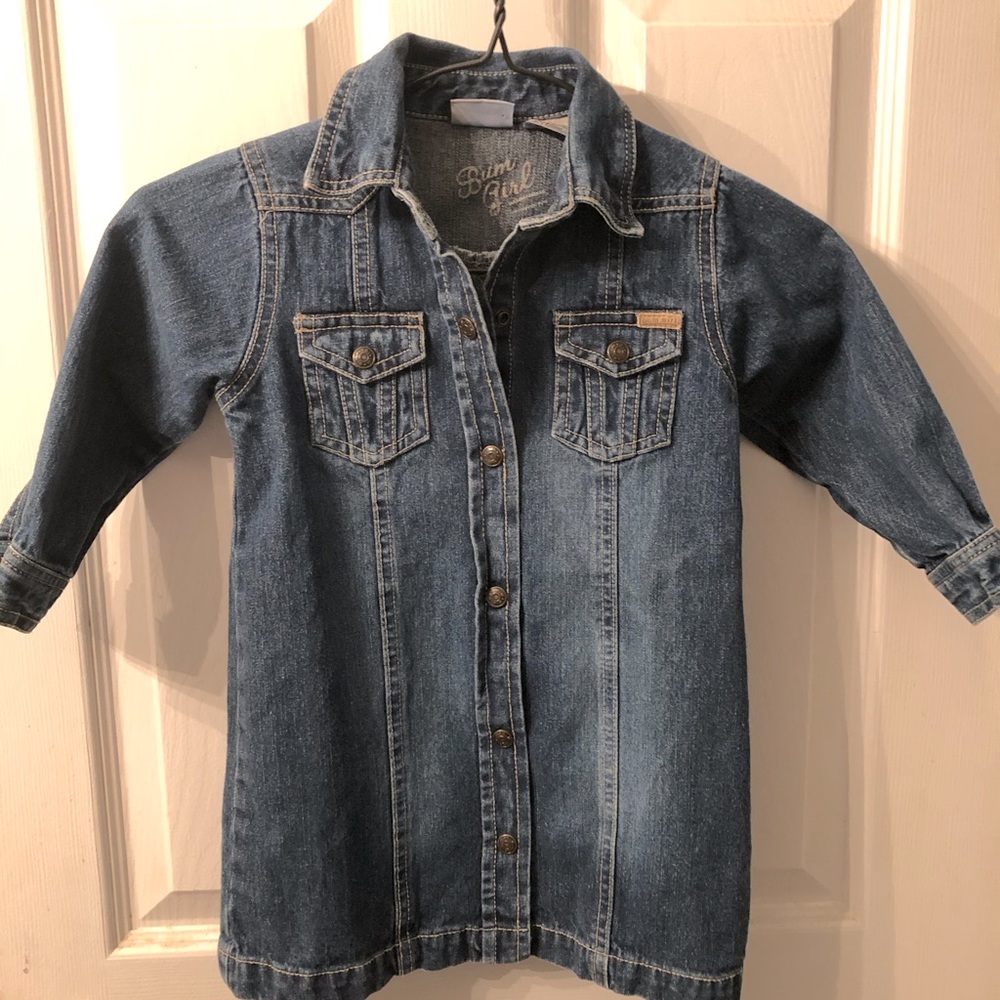 Girls Denim Tunic/Dress